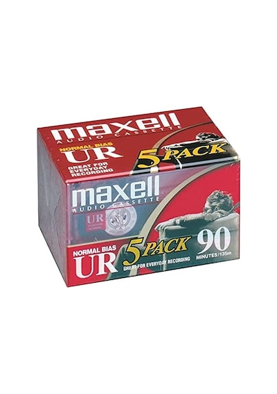 108562 Ur-90 5pk Normal Önyargılı Ses Kasetleri 90 Dakika Kılıflı 5'li Paket