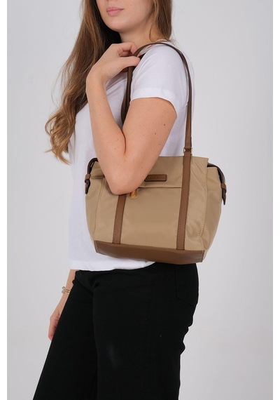 Silver Polo Sp1215 Kadın Omuz Çantası Saten Vizon-camel