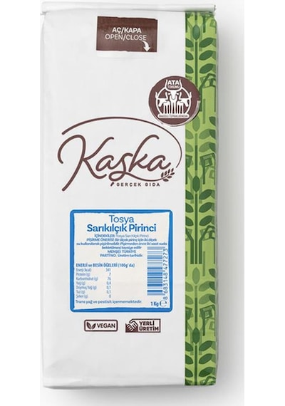 Kaşka Tosya Sarıkılçık Pirinci 5 KG