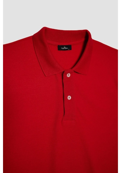 Tudors Erkek Slim Fit Dar Kesim Pamuklu Yumuşak Dokulu Serin Tutan Kumaş Düz Pike Kırmızı Polo Yaka Tişört-31632-kırmızı Kırmızı Tudors Erkek Slim Fit Dar Kesim Pamuklu Yumuşak Dokulu Serin Tutan Kumaş Düz Pike Kırmızı Polo Yaka Tişört-31632-kırmızı Kırmızı