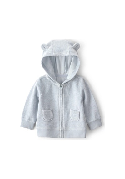Carter's Erkek Bebek Layette 3'lü Kapüşonlu Ceket Alt Takım Mavi