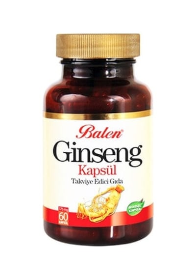 Balen Ginseng Kapsül 60 Kapsül x 375 Mg Ginsenk Ginsek