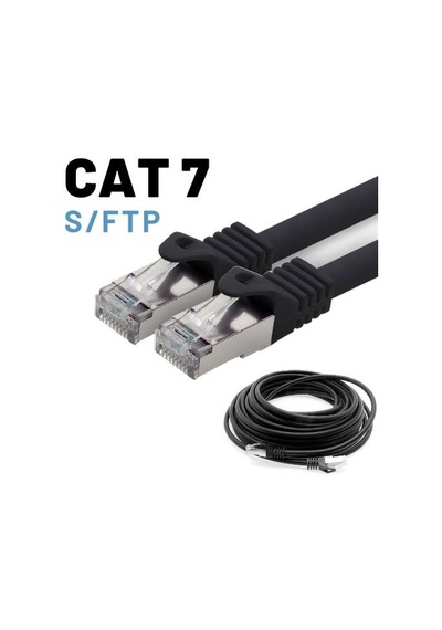 Irenis Cat7 Kablo S/Ftp Lszh Ethernet Network Lan Ağ Kablosu 50 M Beyaz