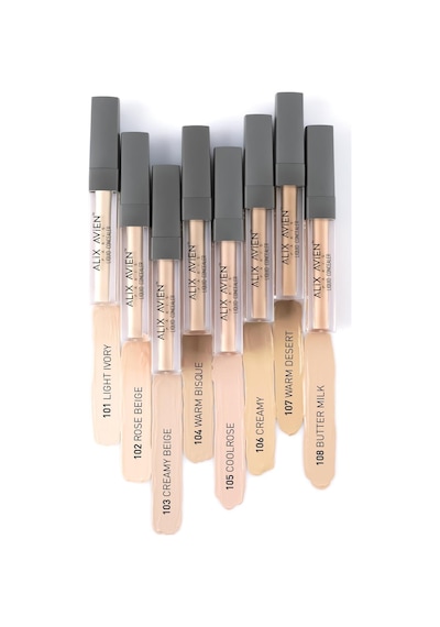 Alix Avien Aydınlık Görünüm Sağlayan Yoğun Likit Göz Altı Kapatıcısı Liquid Concealer 101 Light Ivory