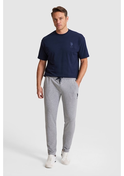 U.s. Polo Assn. Erkek Gri Melanj Eşofman Altı 50322603-vr086