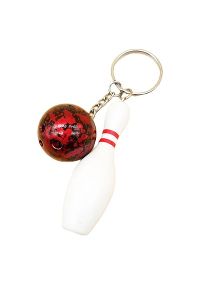 Schulzz Keysport Ultra Realistik Bowling Metal Anahtarlık