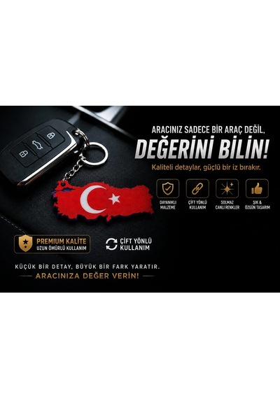 Türkiye Anahtarlık , Türkiye Haritası Araç Anahtarlık - Türkiye Araba Anahtarlığı