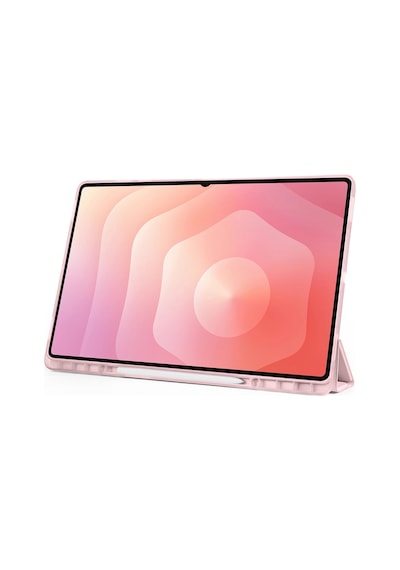 Samsung Uyumlu Galaxy Tab S11 Ultra Kılıf Tri Folding Kalem Bölmeli Standlı Arka Kapak