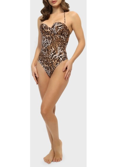 Guess Bayan Mayo E4gj26 Mc04r P122 Leopar
