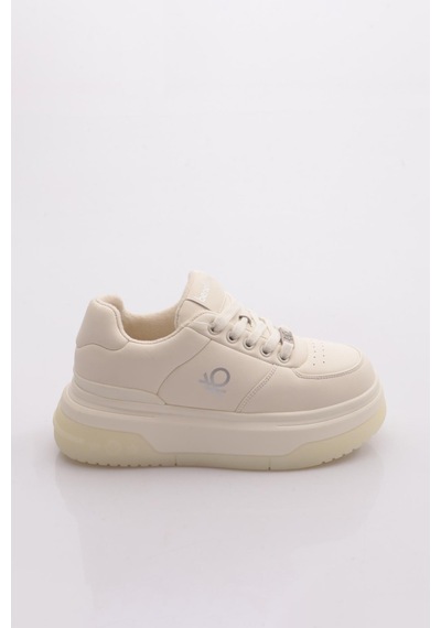 Benetton Bni-12046 Kadın Sneaker Ayakkabı Beyaz