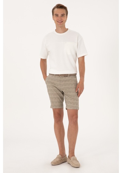 U.S. Polo Assn. Erkek Comfort Fit Krem Bisiklet Yaka Tişört 50300125-VR071 U.S. Polo Assn. Erkek Comfort Fit Krem Bisiklet Yaka Tişört 50300125-VR071