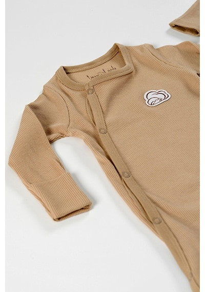 Tinylamb Coconut Organik Yenidoğan Hastane Çıkış Seti - 8 Parça Kahve