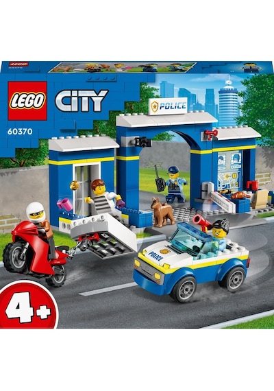 LEGO® City Polis Merkezi Takibi 60370 4+ Yaratıcı Oyuncak Yapım Seti (172 Parça)
