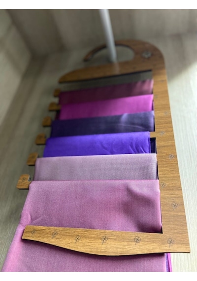 Kk Swords Ahşap Eşarp Askılığı Mıknatıslı Şal, Kravat Askı Dolap Içi Düzenleyici