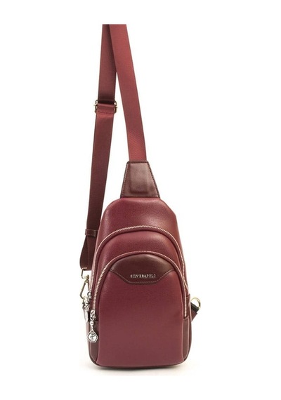 Silver Polo Sp959 Kadın Vücut Çantası Düz Bordo-bordo