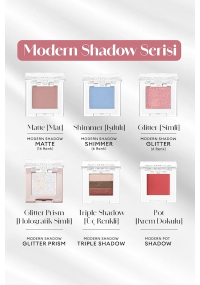Missha Topaklanmayan El Yapımı Holografik Simli Far Modern Shadow Glitter Prism No.07 Blossom Prism