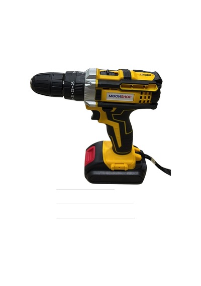 Moonshop 0-62-511 Darbeli 24W Çift Bataryalı Özel Çantalı Şarjlı Matkap
