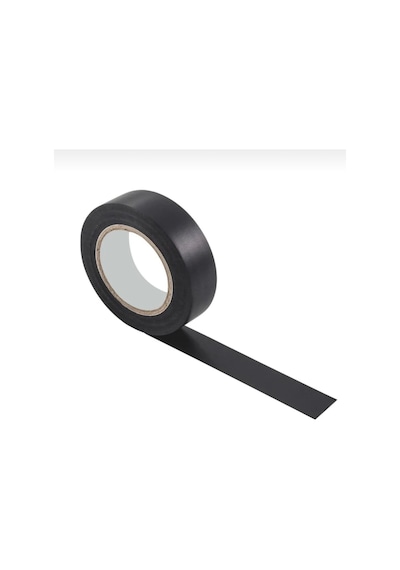 İzole Pvc Elektrikçi Elektrik İzole Bant Siyah Renk 19 Mm X 9 Metre İzole Bandı 10 Adet