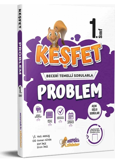 Meraklı Zihinler Yayınları 1. Sınıf Keşfet Problemler Beceri Temelli Sorularla