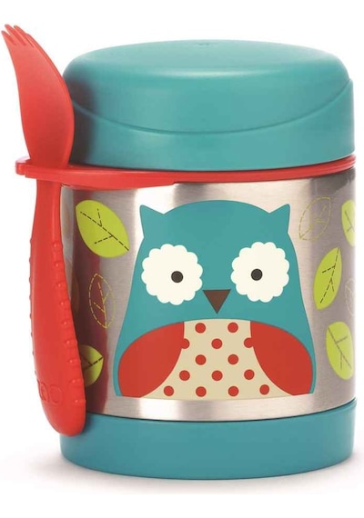 Skip Hop Paslanmaz Çelik Termos 325 ML Baykuş Mavi