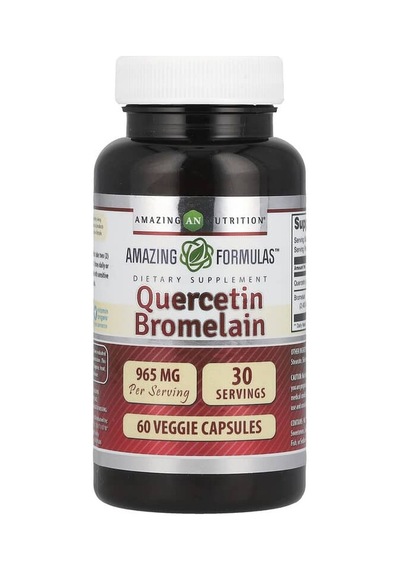 Amazing Nutrition, Quercetin Bromelain, 60 Veg Capsules