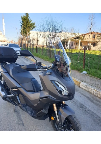 Motocam Honda Adv 350 Ön Cam 2023-2026 Model 60cm Şeffaf Renkli 4mm Orta Boylu