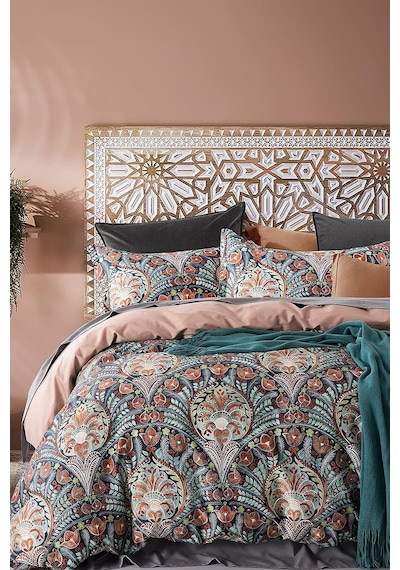 İqon Lastikli Çarşaflı Nevresim Takımı Tek Kişilik Bohemian Bohemian