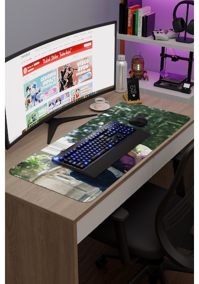 Bridgerton V3 90x40 Xxl Gaming Kauçuk Kaymaz Taban Mouse Pad Fare Altlığı
