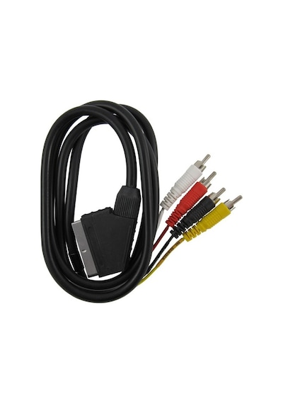 Scart To 4Rca Tos Skart Görüntü Ses Kablosu 4826P Erkek Erkek Sca