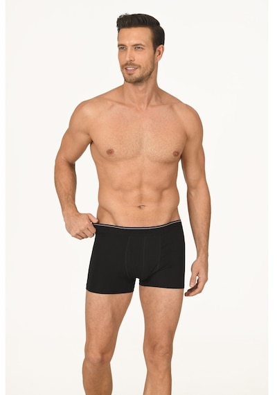NBB Erkek Siyah Penye Boxer