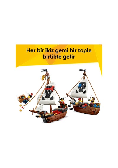 Lego 31387 Creator 3 Ü 1 Arada İkonik Korsan Gemisi