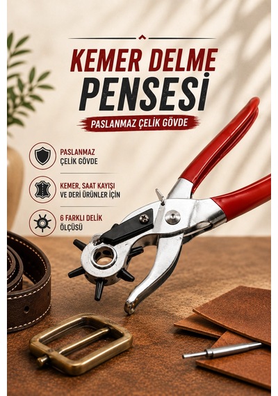 Kemer Delme Pensesi Paslanmaz Çelik Gövde