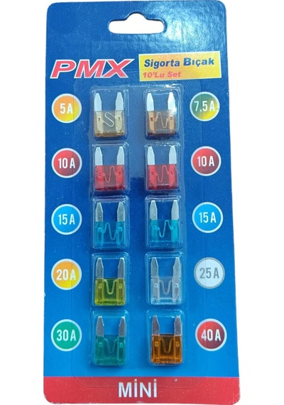 Mini Bıçak Sigorta 10& 39lu Set