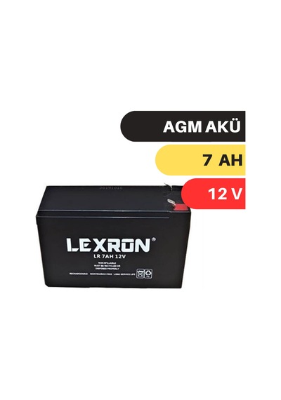 Lexron 7a 12v Kuru Tip Akü