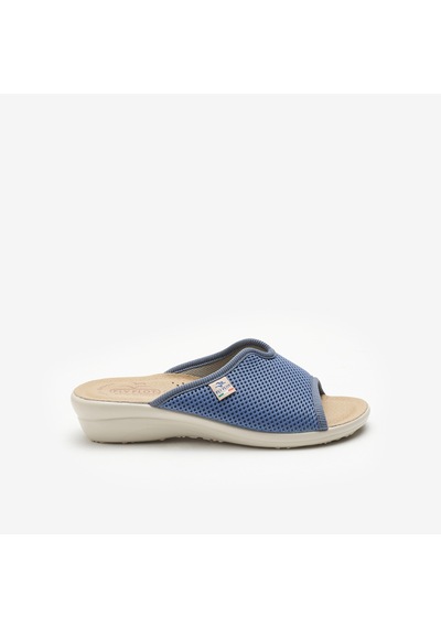 6015 Light Blue Azzurro Terlik Kadın T4 429 Fe Fly Flot Cloth Slipper Fresh Classıc Mavi