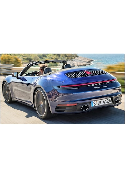 Porsche Carrera 911 4S Bagaj 3M 3D Abs Yazı Logo Amblem Seti (549168906)