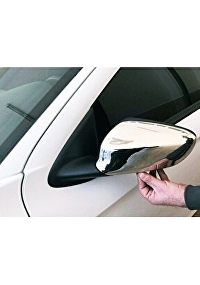 Citroen C4 Cactus Krom Ayna Kapağı 2 Parça 2014-2019 Paslanmaz Çelik