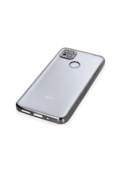 Xiaomi Redmi 9c Kılıf Razer Lensli Silikon - Siyah -