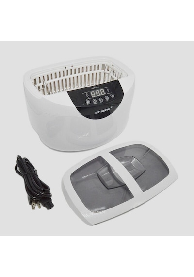 Isıtıcılı Ultrasonik Temizleyici Beyaz 2500ml Ultrasonic Cleaner Gt Sonıc