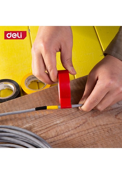Delı Elektrik Bandı 0.13mm X 18mm X 10m İzolasyon Bandı Çeşitli Renk 10 Luset