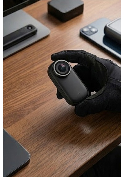 Thentech 4k Wifi Mini Aksiyon Kamerası Kablosuz Görüntü Aktarımlı Vlog Yaka Kamerası Spor Motosiklet Bisiklet