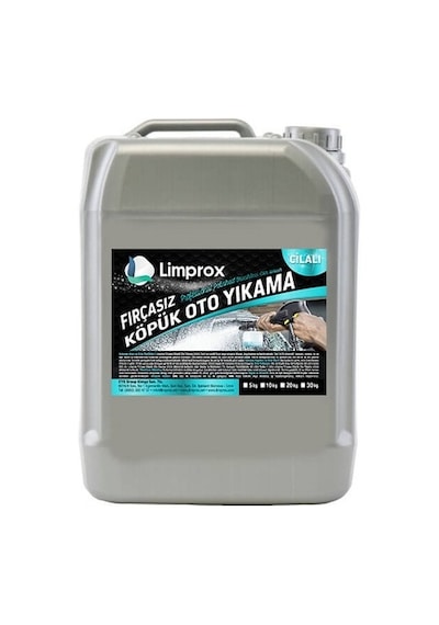 Limprox Konsantre Fırçasız Oto Yıkama Köpük Şampuanı Pro Cilalı 5 Kg