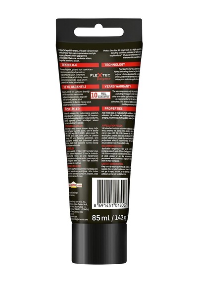 One For All High Tack, Yüksek Kaliteli Montaj Yapıştırıcısı, Tüm Yüzeyler İçin Güçlü Yapıştırıcı, Profesyonel Çok Amaçlı Yapıştırıcı, 1x142g Tüp