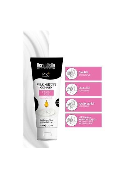 Milk Keratin Complex Bukle Şekillendirici Saç Kremi 200 Ml
