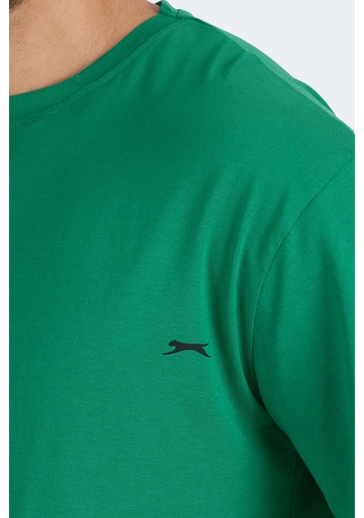 Slazenger Kaıser In Oversize Erkek Oversıze Koyu Yeşil Tişört Koyu Yeşil