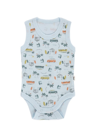 Civil Baby Safari Empirme 0-24 Ay Çıtçıtlı Badi - Mavi