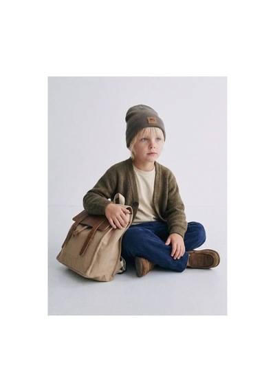 Poala Kids Haki Selanık Trıko Hırka