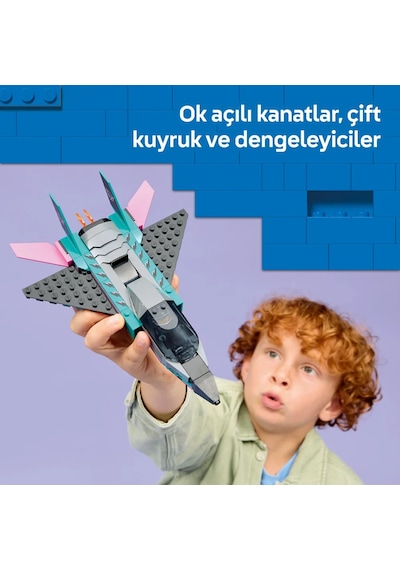 LEGO® City Jet, Arabaya Karşı 60489 - 6 Yaş ve Üzeri Çocuklar İçin 2 Minifigürlü Yaratıcı Oyuncak Yapım Seti (259 Parça)