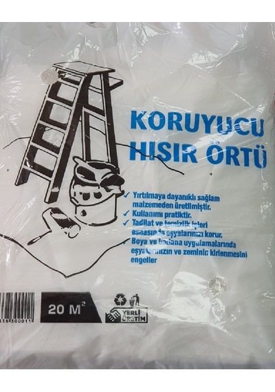 20 METRE KARE İNCE HIŞIR ÖRTÜ/KORUMA ÖRTÜSÜ