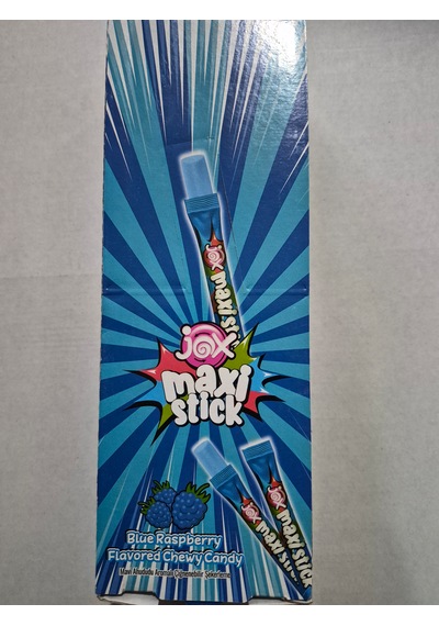 Jox Maxi Stick Mavi Ahududu Aromalı Çiğnenebilir Şeker 24 Adet